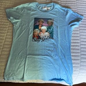 “Stay Golden” Golden Girls blue T-shirt size Small